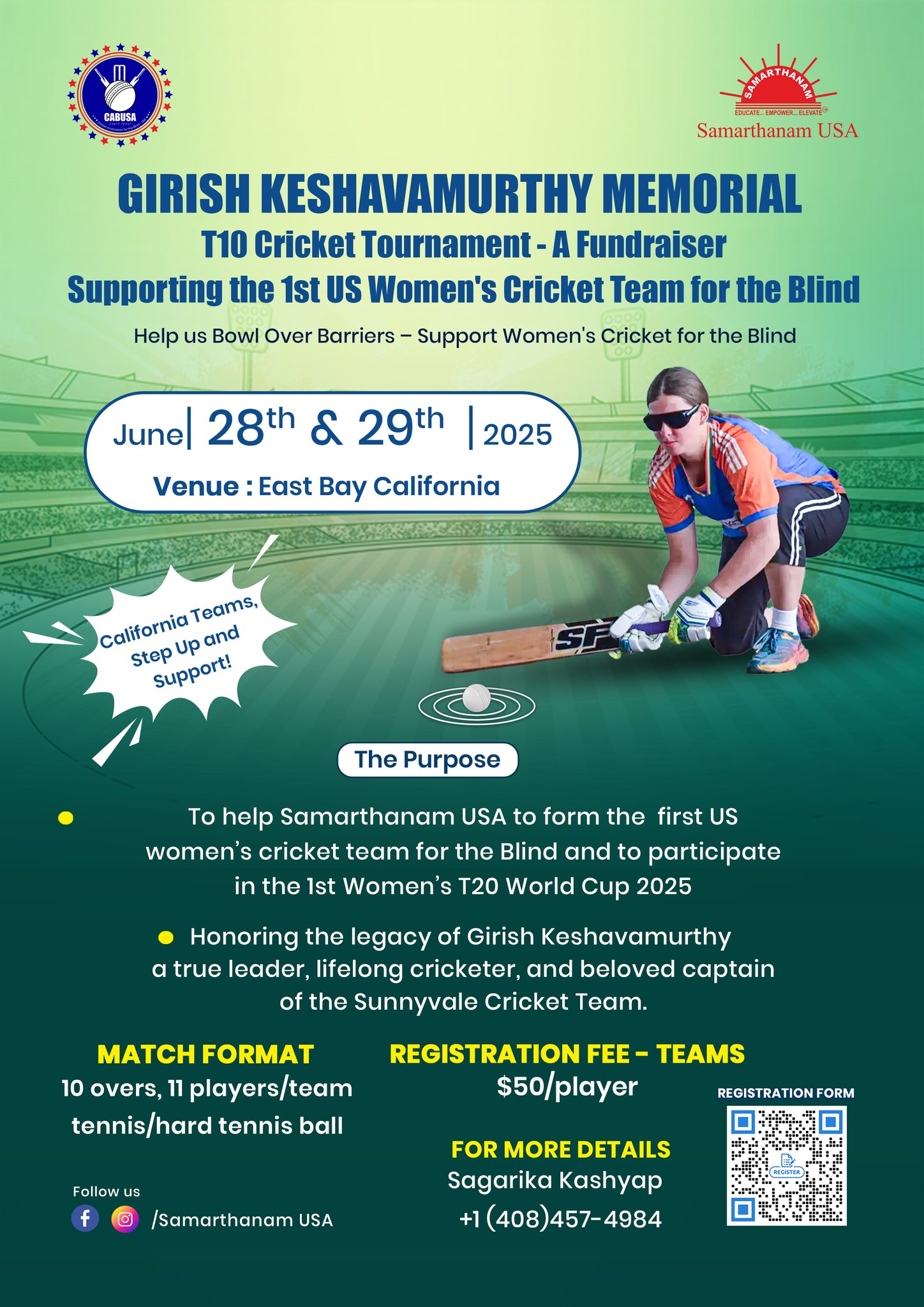 T10 Cricket Tournament - A Fundraiser
